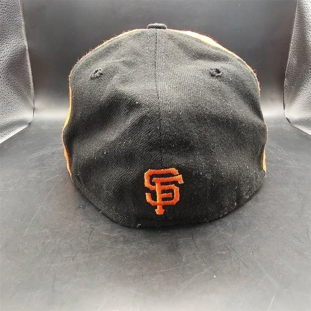 San Francisco Giants Hat Cap 7 1/8 Fitted 59FIFTY New‎ Era Black Adult MLB